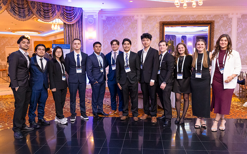 Scholarship recipients at 18th Annual Gala